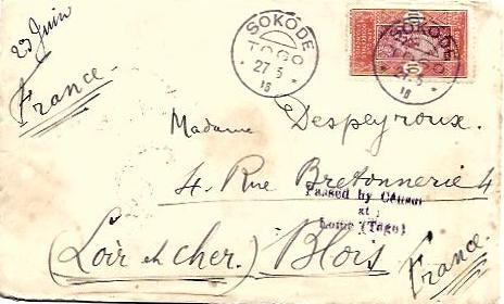 French Colonies. (Togo).