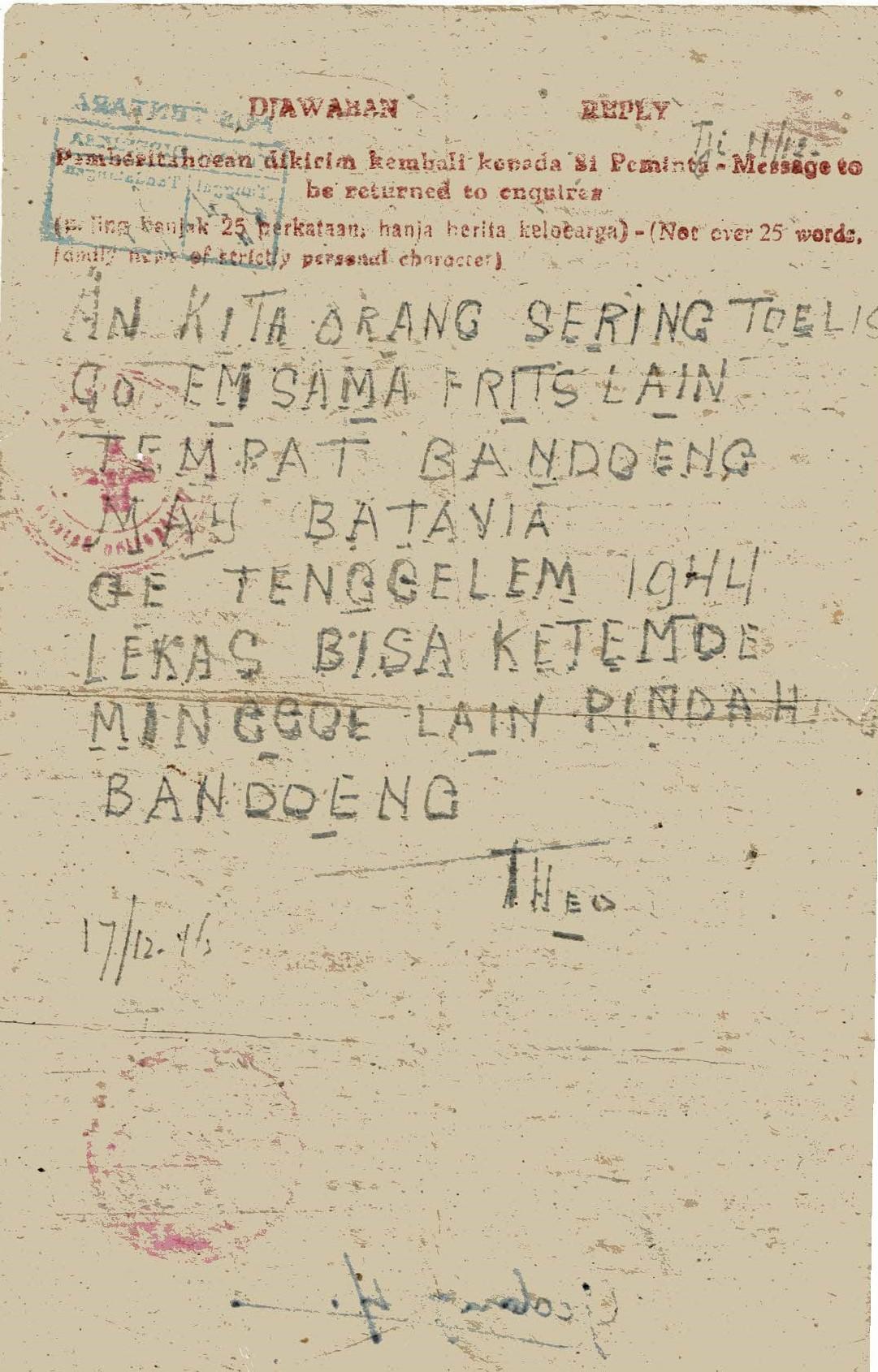 NETHERLANDS EAST INDIES