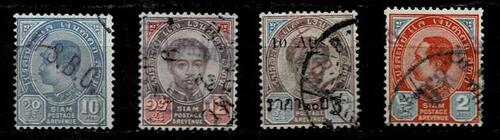 Thailand. (Postmarks).